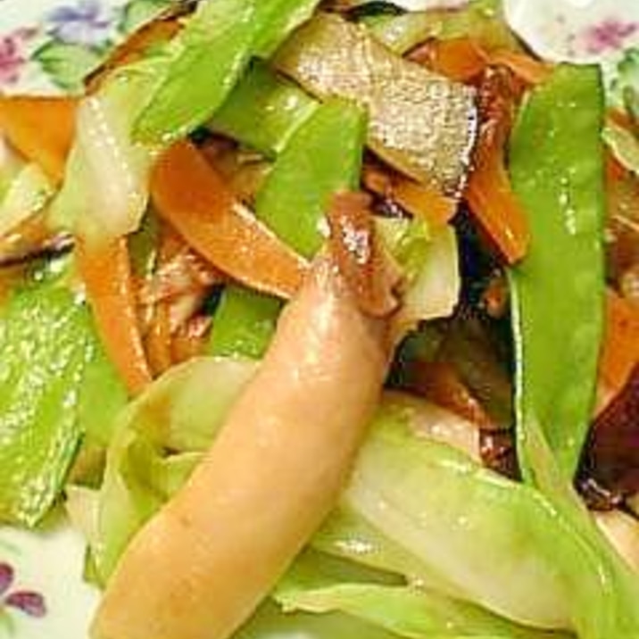 残り野菜で作るオイスターソース野菜炒め♪